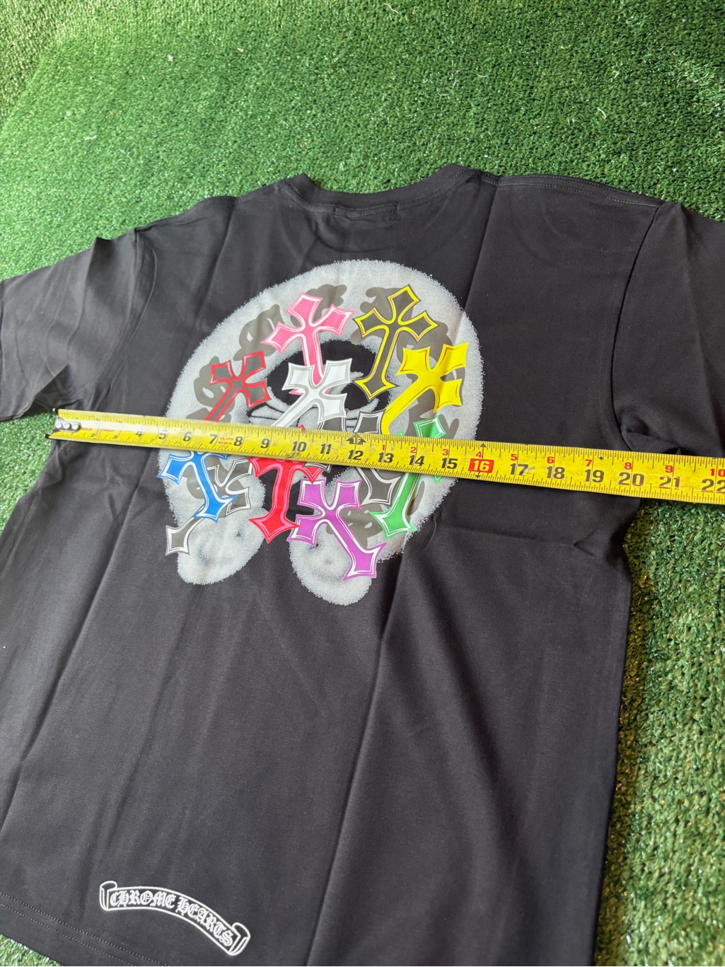 Men's Black Short Sleeve Tee With Pink Graphic — image 6 of 6